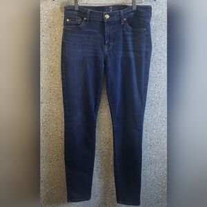 7 for all mankind women's‎ jeans 30 The High Rise Skinny Jeans Size 30